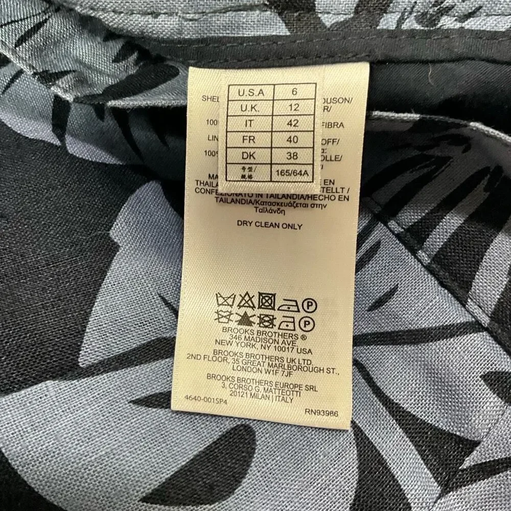 BROOKS BROTHERS 100% Linen Skirt - Picture 4 of 5